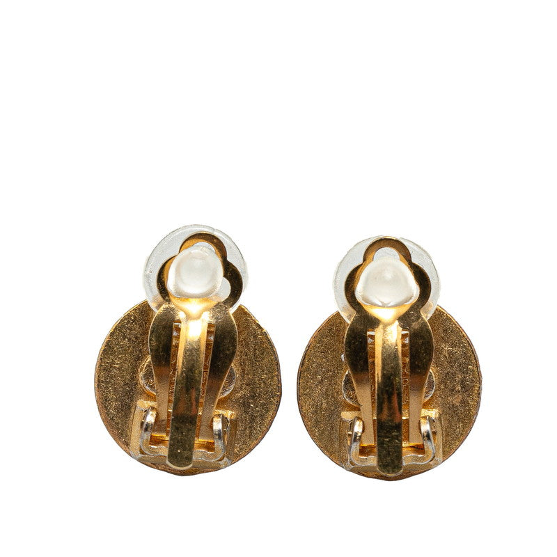 Chanel  Coco Mark Earrings Gold