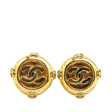 Top Quality Chanel  Coco Mark Round Earrings