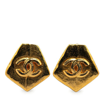 Chanel  Coco Mark Earrings Gold