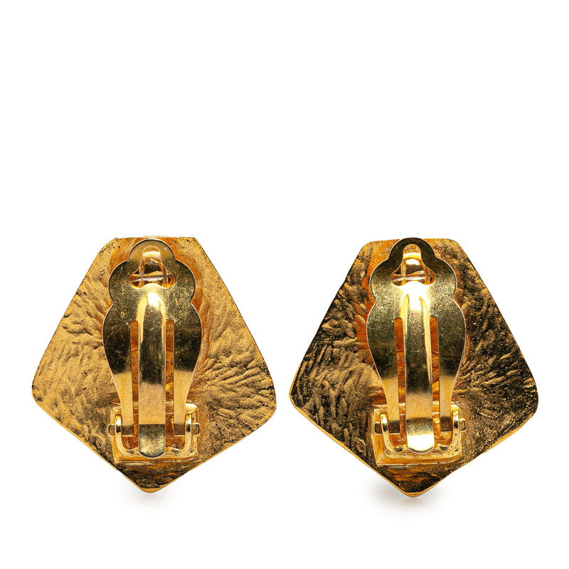 Chanel  Coco Mark Earrings Gold