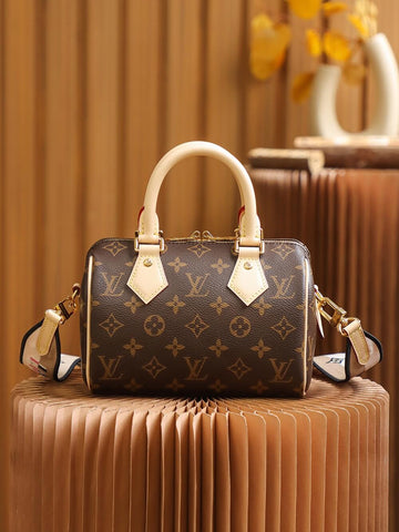 M45957 Speedy Bandouliere 20 Bag monogram 1:1 leather trim