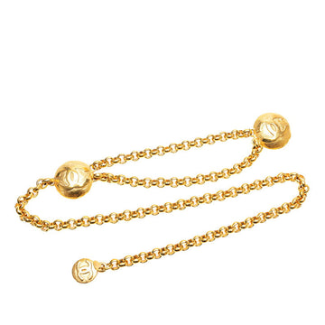 Top Quality Chanel  Coco Mark Belt Gold Plated