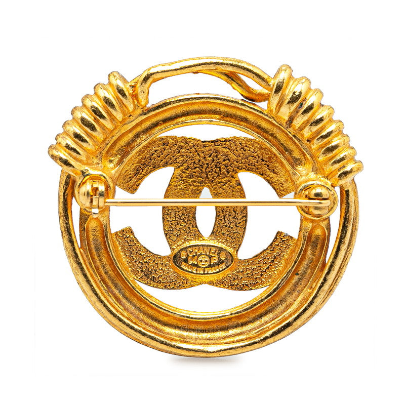 Top Quality Chanel  Coco Mark Gold Plated Brooch