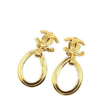 Chanel  Coco Mark Gold Earrings