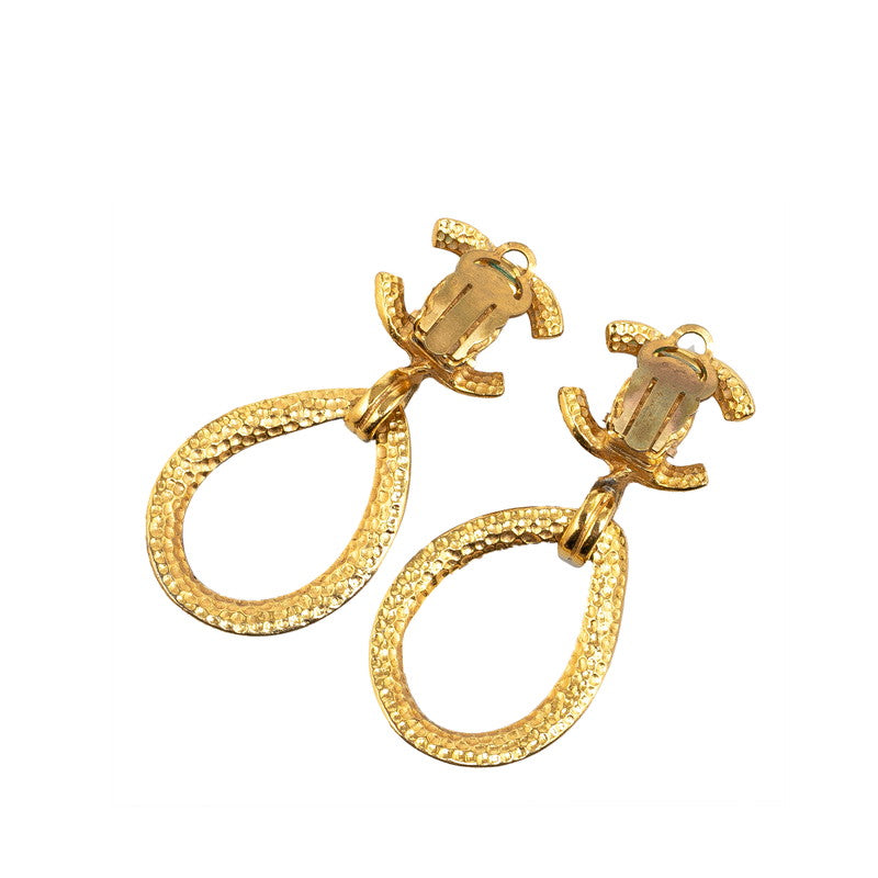 Chanel  Coco Mark Gold Earrings