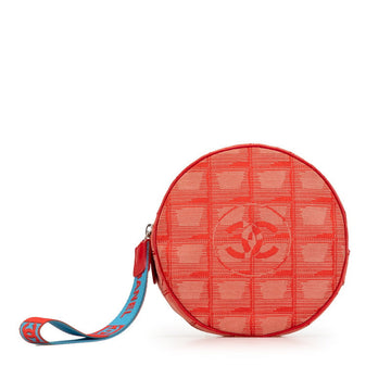 Chanel Canvas Coco no mark Pouch Red